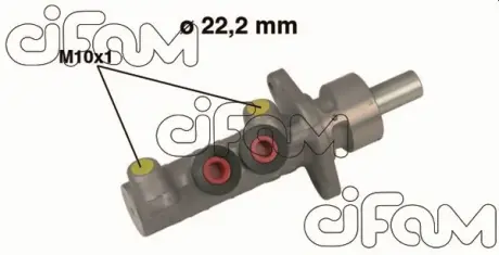 VW головн. гальмівний цил. 22,2мм Polo, CADDY, SEAT (з ма BOSCH) CIFAM 202482