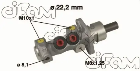 VW головний гальмівний циліндр T4 90- гальм.сист. ATE CIFAM 202489
