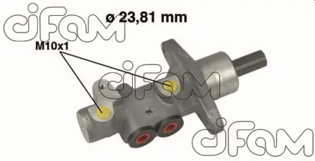 SEAT головний гальмівний циліндр CORDOBA 96-02, IBIZA II 93-02, VW CADDY II 00-04 CIFAM 202490