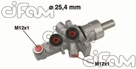 Головний гальмівний циліндр BMW X5 00-(D1=25,40/22,2mm, +ESP)(TRW) CIFAM 202566