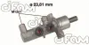 Головний гальмівний циліндр Astra G/Zafira A 98-(D1=23,81mm, +ESP)(Lucas) CIFAM 202567 (фото 1)