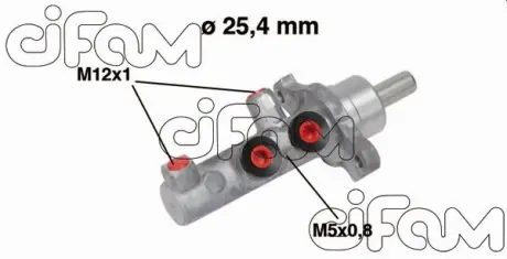 OPEL Главный тормозной цилиндр ASTRA H 05-10 CIFAM 202569