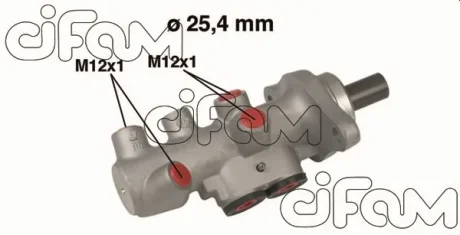 FORD головний гальмівний циліндр GALAXY 95-06, SEAT ALHAMBRA 96-10, VW SHARAN 97-10 CIFAM 202607