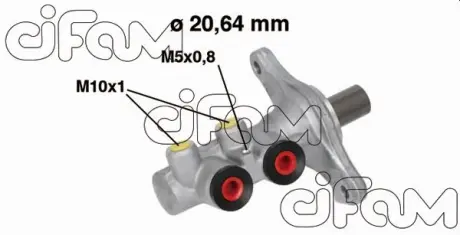 Главный тормозной цилиндр FIAT 500 CIFAM 202682