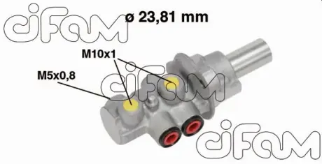 FIAT Главный тормозной цилиндр с ABS Doblo 05- (сист.Bosch) CIFAM 202683
