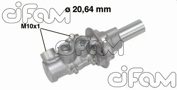 CITROEN головний гальмівний циліндр C1 05-,Peugeot 107 05-14,TOYOTA AYGO 05-14 CIFAM 202691 (фото 1)