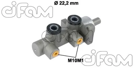 Головний гальмівний циліндр Lacetti/Nubira 05-(D1=22,2mm, -ESP) CIFAM 202722