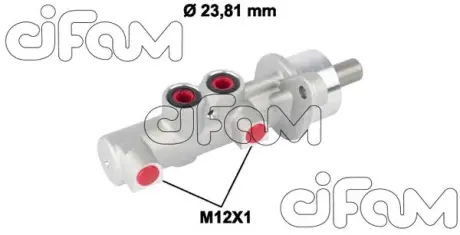 OPEL головний гальмівний циліндр з ABS+ESP Combo 04-,Corsa C 00-,Tigra 04- (сист.Bosch) CIFAM 202788