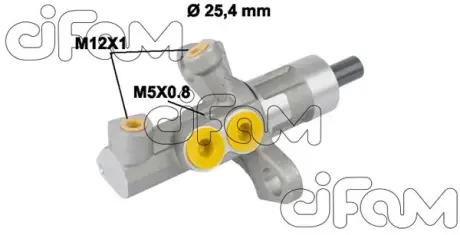 Головний гальмівний циліндр Insignia A 08-/ Astra J 09-/Cruze 09-(D1=25,4mm)(ATE) CIFAM 202811
