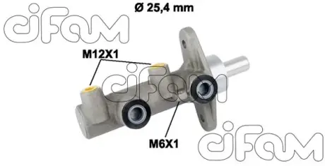 Головний гальмівний циліндр Tucson 09-/Sportage II 06-(D1=25,4mm)(Mando) CIFAM 202819