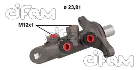 Головний гальмівний циліндр Megane III/Scenic III(D1=23,81mm)(TRW) CIFAM 202876