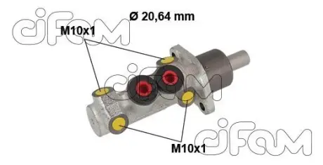 RENAULT головний гальмівний циліндр CLIO I 96-98, MEGANE I 96-99, MEGANE I 97-01 CIFAM 202883