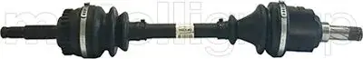 OPEL Полуось левая Combo 01-, Corsa C 00- (c ABS) CIFAM 655765