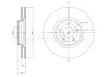 FORD гальмівний диск S-MAX 2.0TDCI 15- CIFAM 8001830C (фото 1)