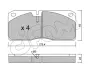 Комплект тормозных колодок, дисковый тормоз CIFAM 8222690 (фото 1)