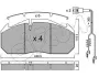 Комплект тормозных колодок, дисковый тормоз CIFAM 8225863K (фото 1)
