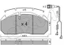 Комплект тормозных колодок, дисковый тормоз CIFAM 8225864K (фото 1)