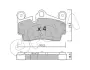 Гальмівні колодки зад. Audi Q7/Touareg/Cayenne (Brembo) (112,2x73,2x16,2) CIFAM 8226550 (фото 1)
