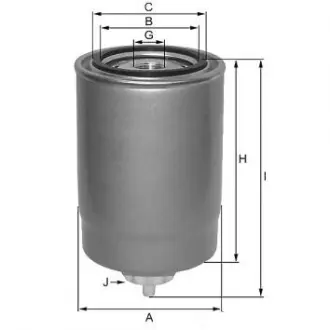 Fuel filter, Spin-On. Фильтр топливный, накручиваемый CLAAS 0006495001