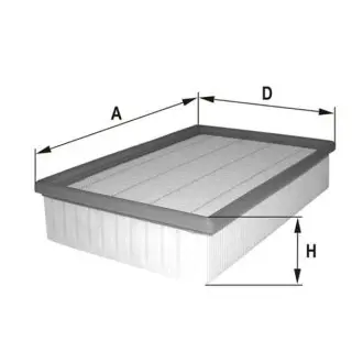 Air filter. Фильтр воздушный CLEAN FILTERS MA448