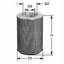 Air filter, primary. Фильтр воздушный, основной CLEAN FILTERS MA809