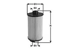 Fuel filter, cartridge. Фильтр топливный, вставка CLEAN FILTERS MG3624