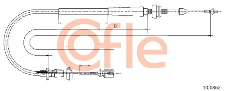 Автозапчасть COFLE 100862