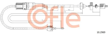 Трос зчеплення COFLE 102969