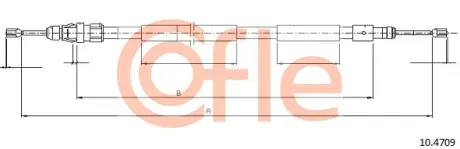 Автозапчасть COFLE 104709