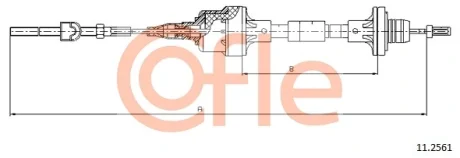 Автозапчасть COFLE 112561