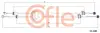 Трос КПП Citroen C2, C2 Enterprise, C3 I, C3 Pluriel 1.4D 02.02- COFLE 11.3281 (фото 1)
