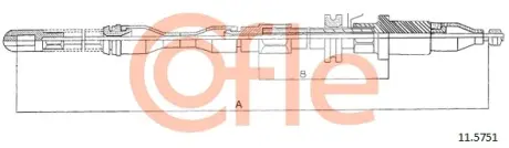 Автозапчасть COFLE 115751