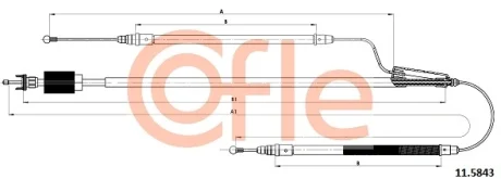 Автозапчасть COFLE 115843