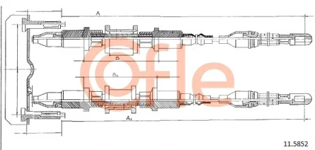 Автозапчасть COFLE 115852