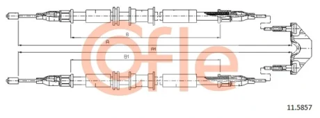 Автозапчасть COFLE 115857