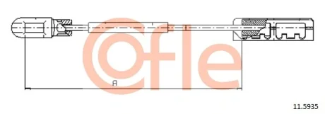 Автозапчасть COFLE 115935