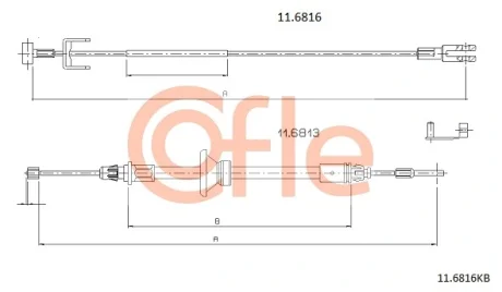 Автозапчасть COFLE 116816KB