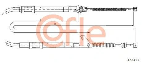 Автозапчасть COFLE 171413