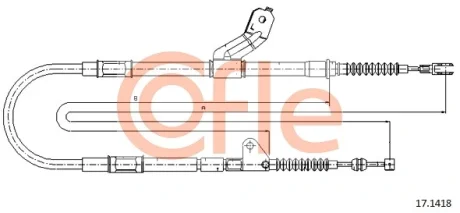 Автозапчасть COFLE 171418