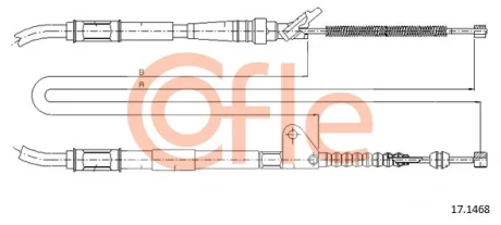 Автозапчасть COFLE 171468