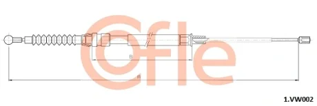 Автозапчасть COFLE 1VK002
