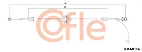 Автозапчасть COFLE 922CBME006