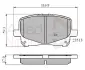 Колодка гальм. диск. toyota camry 2.2, 3.0 24v, 3 COMLINE ADB0904 (фото 1)