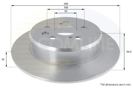 Comline - Диск гальмівний COMLINE ADC01101
