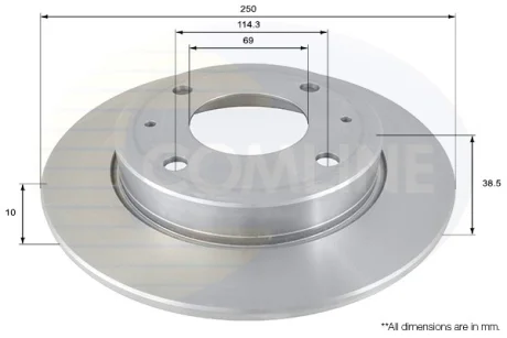 Comline - Диск гальмівний COMLINE ADC0372