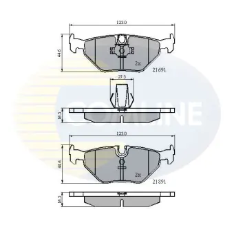 Автозапчасть COMLINE CBP01011