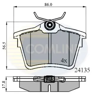 Автозапчасть COMLINE CBP01252
