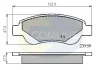 Comline - Гальмівні колодки до дисків COMLINE CBP01552 (фото 1)