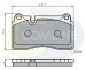 Comline - Гальмівні колодки до дисків COMLINE CBP01626 (фото 1)