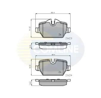 Автозапчасть COMLINE CBP01710